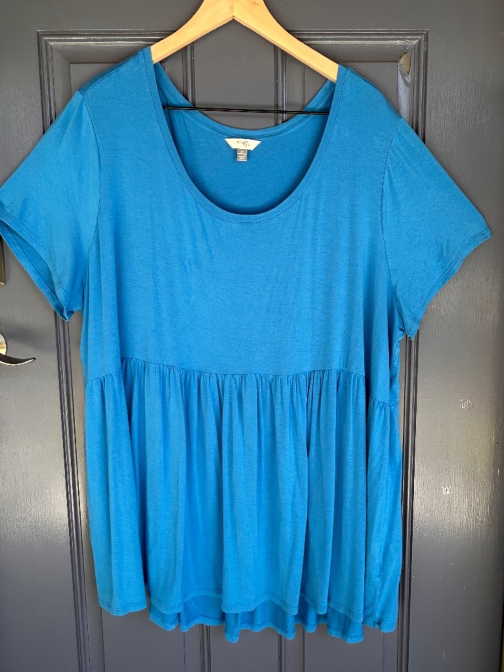 Terra & Sky Rayon Blend Knit Tunic, 3X